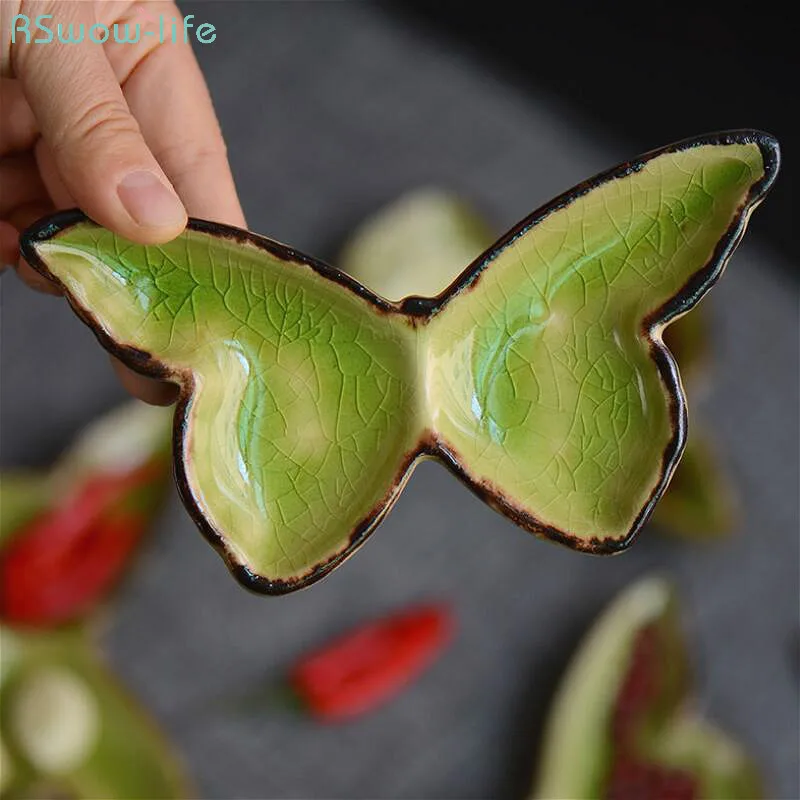 Creative American Style Ceramic Sauce Dish Kitchen Butterfly Cutlery Seasoning Soy Garlic Mustard Dishes Small Serving Plates
Creative American Style Ceramic Sauce Dish Kitchen Butterfly Cutlery Seasoning Soy Garlic Mustard Dishes Small Serving Plates