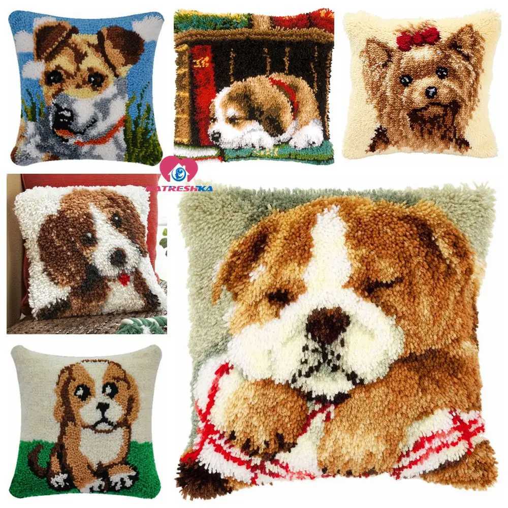 Dropshipping Dog picture Cushion Latch Hook Kits Pillow Printing DIY Craft Cross Stitch Needlework Nylon Crocheting accessories
Dropshipping Dog picture Cushion Latch Hook Kits Pillow Printing DIY Craft Cross Stitch Needlework Nylon Crocheting accessories