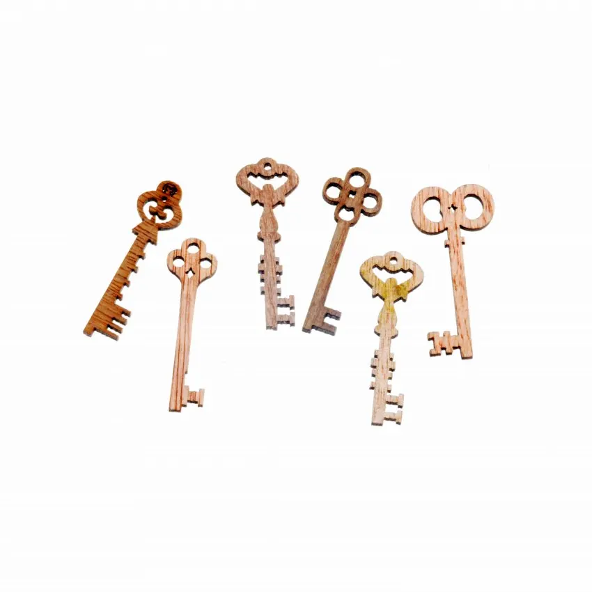 Best Quality 50Pcs Flatback Wood Craft Decoration Promotions Scrapbooking Embellishments Key Styles Pendants
Best Quality 50Pcs Flatback Wood Craft Decoration Promotions Scrapbooking Embellishments Key Styles Pendants