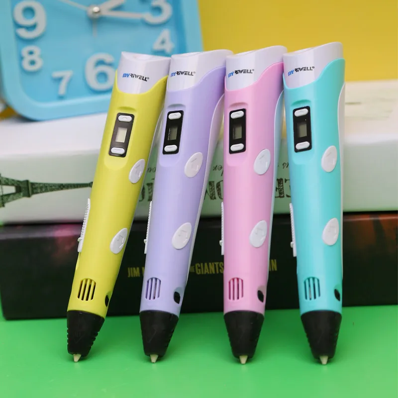 Myriwell 3D Ручка RP 100B ручки 100 м ABS 1.75 мм PLA волокно печатных ручка 3 D умный ребенок