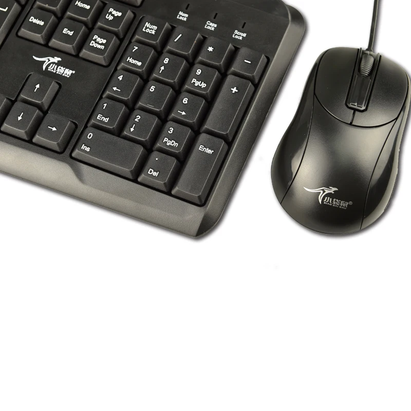 Black gaming keyboard and mouse USB wired teclado gamer canico klavye set toetsenbord for pc notebook kit | Компьютеры и офис