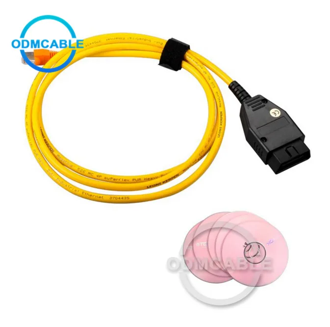 Diagnostic scanner cable forbmw ENET (Ethernet to OBD) Interface Cable E-SYS ICOM Coding F-Series
Diagnostic scanner cable forbmw ENET (Ethernet to OBD) Interface Cable E-SYS ICOM Coding F-Series