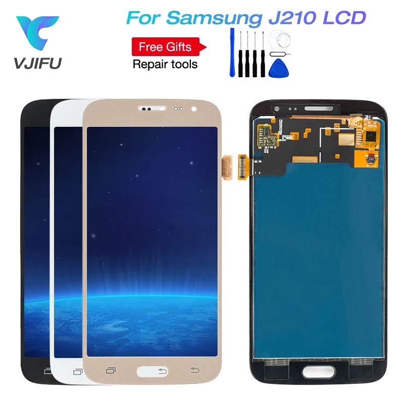 1PCS J210 LCD Display Replacement For Samsung Galaxy J2 2016 J210 J210F With Touch Screen Digitizer Assembly Free DHL Shipping
1PCS J210 LCD Display Replacement For Samsung Galaxy J2 2016 J210 J210F With Touch Screen Digitizer Assembly Free DHL Shipping