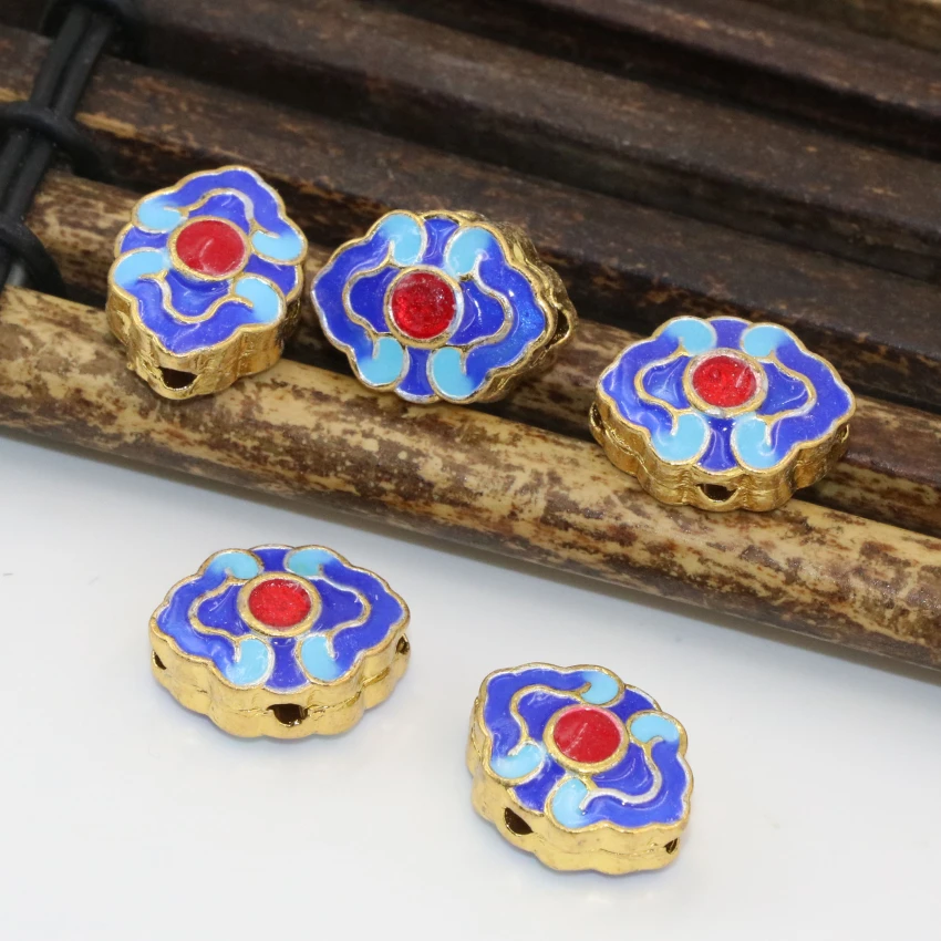 High grade gold-color 11*14mm oval shape assorted enamel cloisonne spacer accessories beads elegant jewelry findings 5pcs B2505
High grade gold-color 11*14mm oval shape assorted enamel cloisonne spacer accessories beads elegant jewelry findings 5pcs B2505