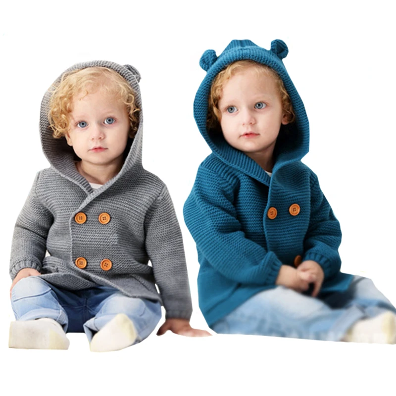 Newborn Baby Knitting Cardigan Winter Warm Infant Sweaters Boys Girls Long Sleeve Hooded Coat Jacket Kids Outwear Clothes Outfit
Newborn Baby Knitting Cardigan Winter Warm Infant Sweaters Boys Girls Long Sleeve Hooded Coat Jacket Kids Outwear Clothes Outfit