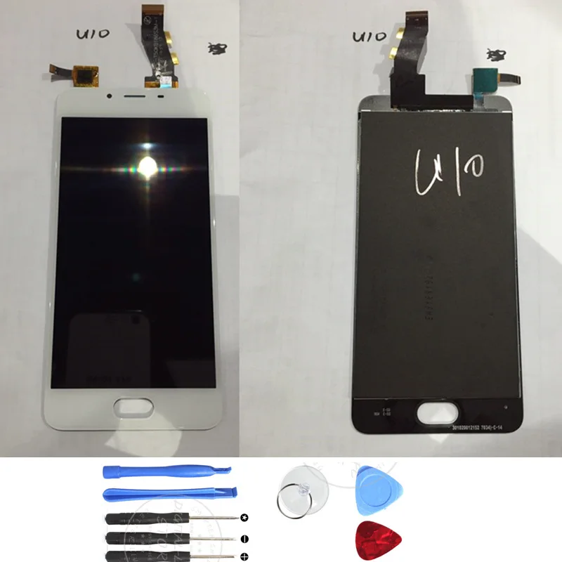 ЖК дисплей для Meizu U10 сенсорный экран дигитайзер полная сборка замена запасные