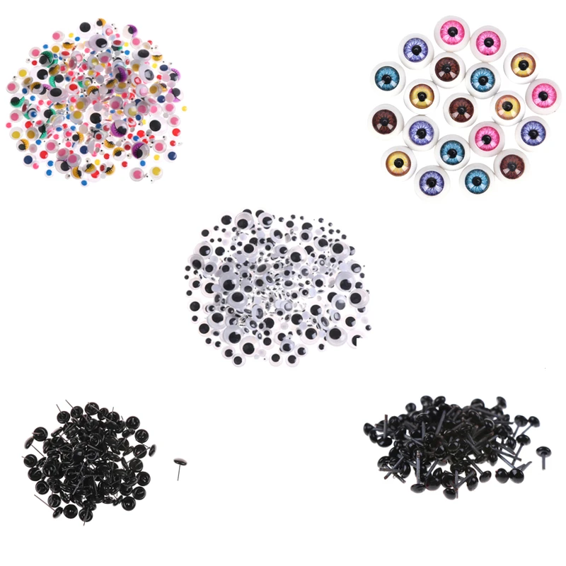 3-12mm Safety Plastic Crafts Safety Eyes for Teddy Bear Soft Toy Animal Doll Amigurumi DIY Accessories 10/100/300pcs
3-12mm Safety Plastic Crafts Safety Eyes for Teddy Bear Soft Toy Animal Doll Amigurumi DIY Accessories 10/100/300pcs