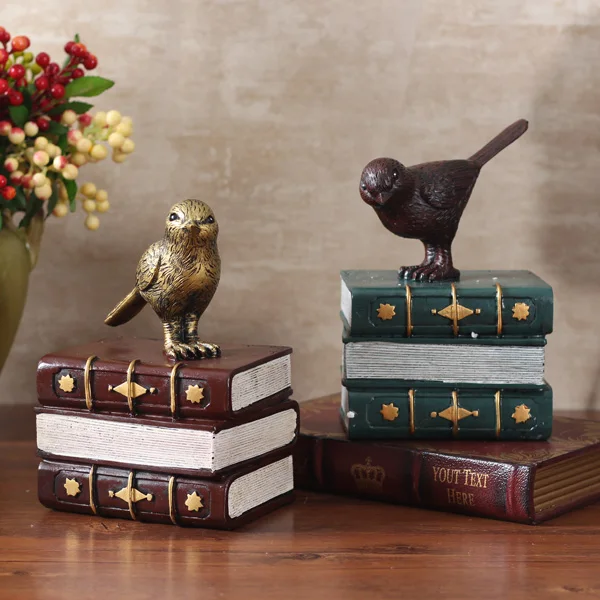 The living room decoration Bird study retro desktop resin crafts books bookend Bookends furnishings
The living room decoration Bird study retro desktop resin crafts books bookend Bookends furnishings