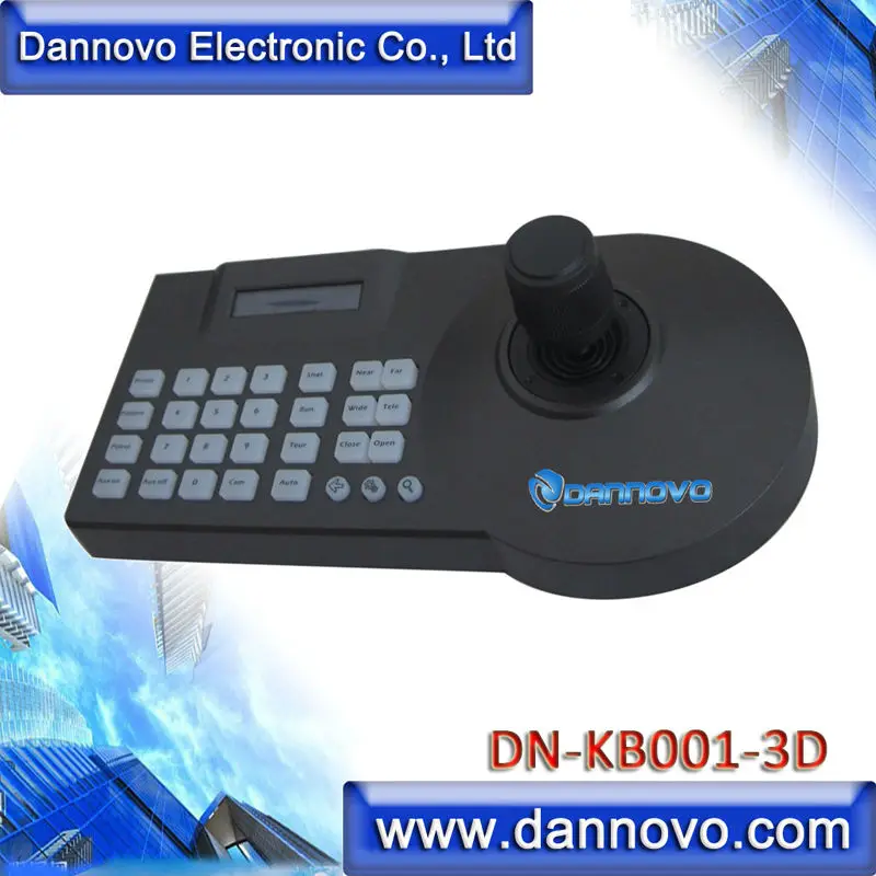 3d клавиатура контроллер DANNOVO PTZ ЖК дисплей RS485 для купольной камеры