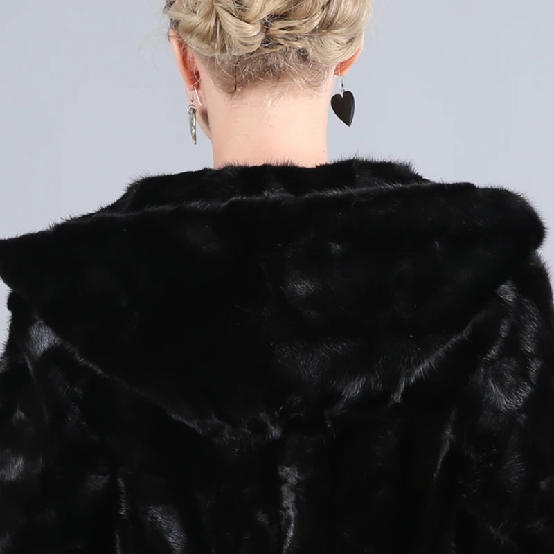 Real Mink Fur Coat 2018 Winter Office Lady Women Fur Max Parka Lantern Sleeve With Hood Collar Warm Sexy Skirt Jacket
Real Mink Fur Coat 2018 Winter Office Lady Women Fur Max Parka Lantern Sleeve With Hood Collar Warm Sexy Skirt Jacket