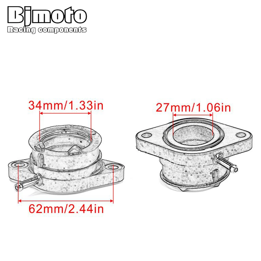 1PCS Motorcycle Carburetor Intake Manifold Adapter For Yamaha 36X-13586-01 AG200 1985 Motorbike Carburetor Interface Glue
1PCS Motorcycle Carburetor Intake Manifold Adapter For Yamaha 36X-13586-01 AG200 1985 Motorbike Carburetor Interface Glue