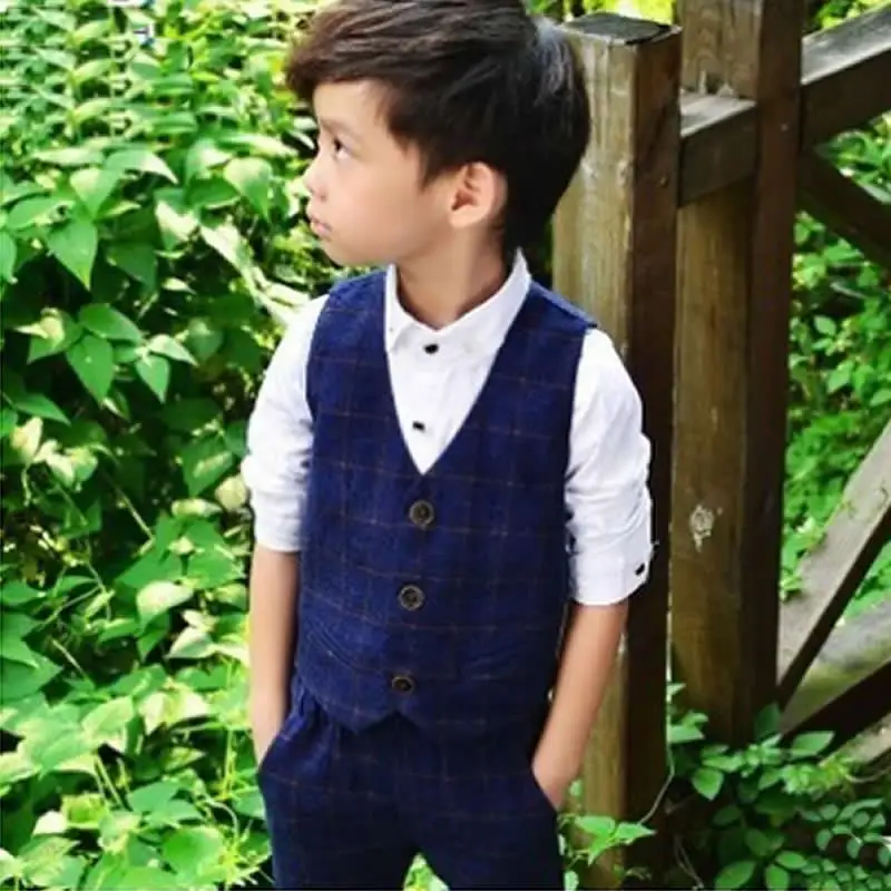 Gentleman children's clothing suit kids season spring autum trousers three-piece suit dress boy's suit coat+pants+vest
Gentleman children's clothing suit kids season spring autum trousers three-piece suit dress boy's suit coat+pants+vest