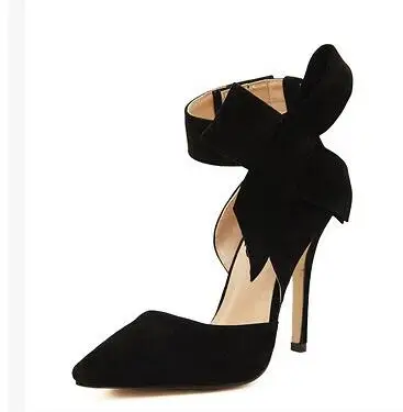 Women Pumps Big Bow Tie Stiletto Shoes Woman High Heels 11.5CM Butterfly Pointed Bridal Shoe Single Wedding Shoes Plus Size35-43
Women Pumps Big Bow Tie Stiletto Shoes Woman High Heels 11.5CM Butterfly Pointed Bridal Shoe Single Wedding Shoes Plus Size35-43