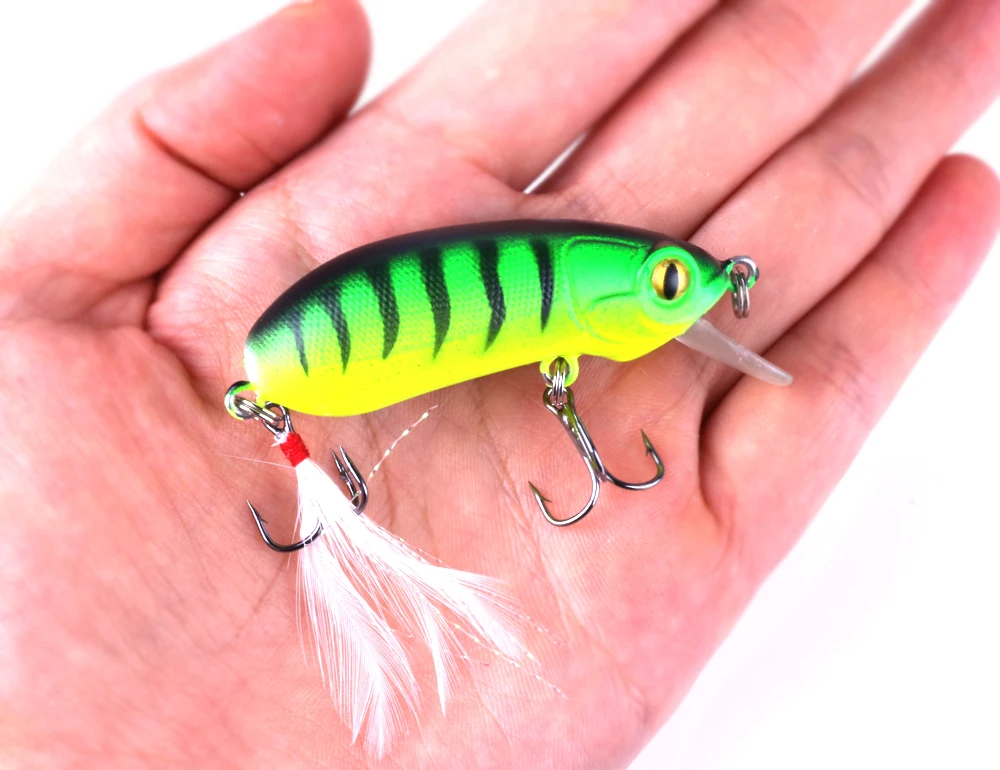 HENGJIA 59 мм 10 г Топ воды рыболовные приманки Crankbait плавательный искусственные Swimbait