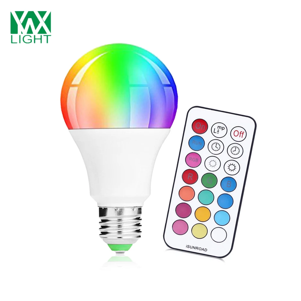 YWXLight E27 RGB LED Bulb High Quality 10W RGB LED Lamp 220V 110V LED Light IR Remote Control Chandelier for Living Room
YWXLight E27 RGB LED Bulb High Quality 10W RGB LED Lamp 220V 110V LED Light IR Remote Control Chandelier for Living Room
