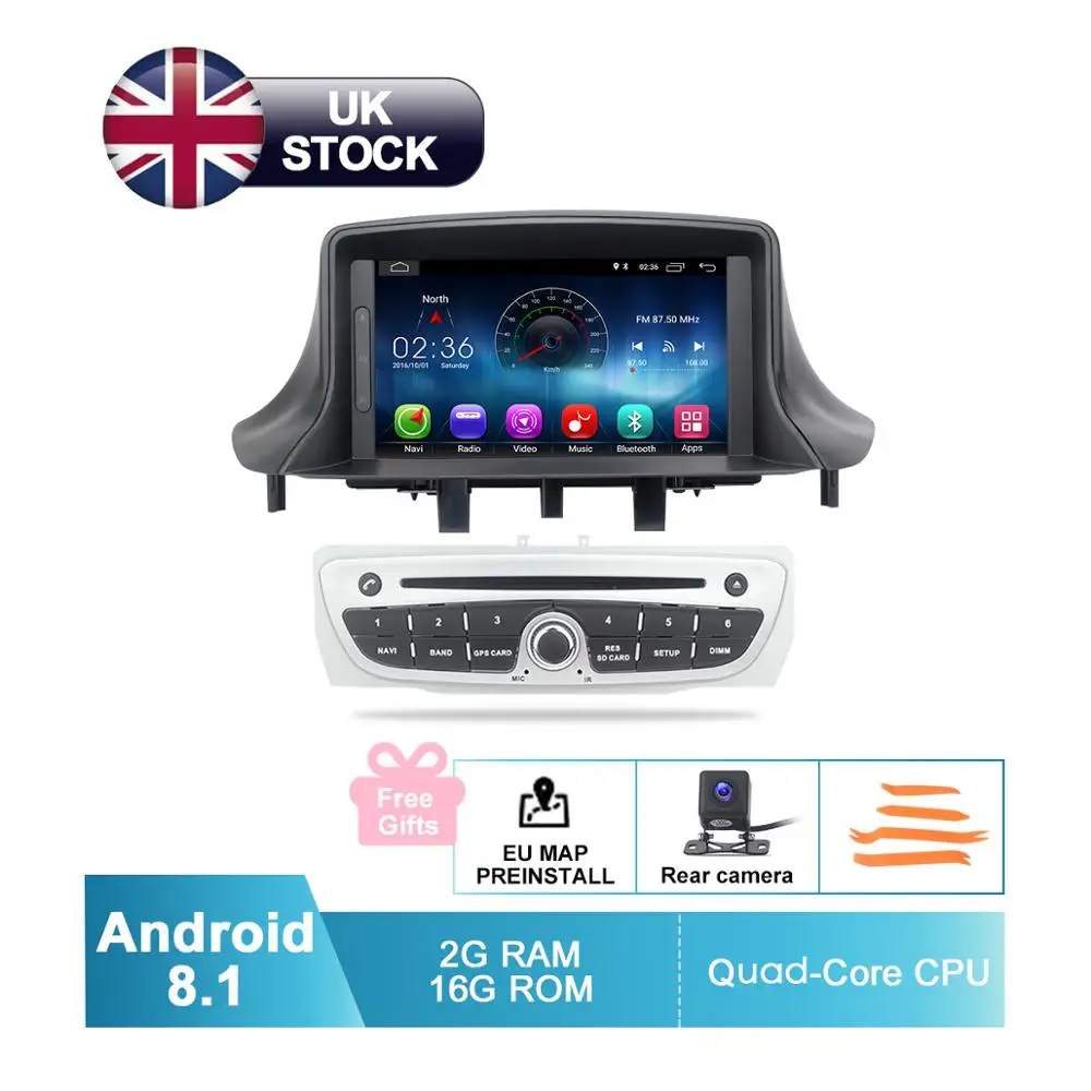 7 "HD Android 8 1 автомобильный DVD для Renault Megane 3 2009 2010 2011 2012 2013 2014 2015 Fluence радио WiFi GPS
