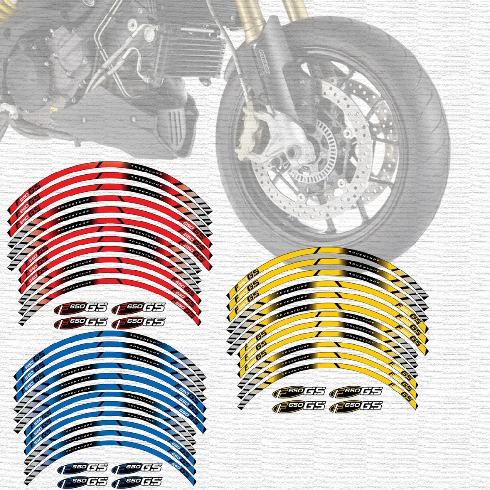 high quality motorcycle wheel decals waterproof Reflective stickers rim stripes For BMW F650GS BMWF650GS F 650GS F650 GS
high quality motorcycle wheel decals waterproof Reflective stickers rim stripes For BMW F650GS BMWF650GS F 650GS F650 GS