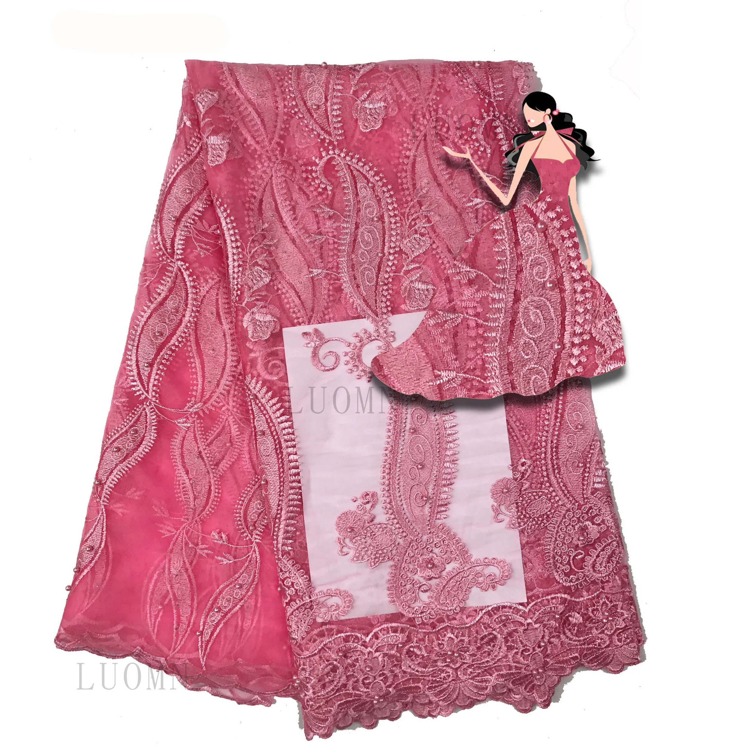 Latest African Lace Fabric Embroidered High Quality African Lace Fabric 2019 African French Lace Fabric For Party Dress AMZ
Latest African Lace Fabric Embroidered High Quality African Lace Fabric 2019 African French Lace Fabric For Party Dress AMZ