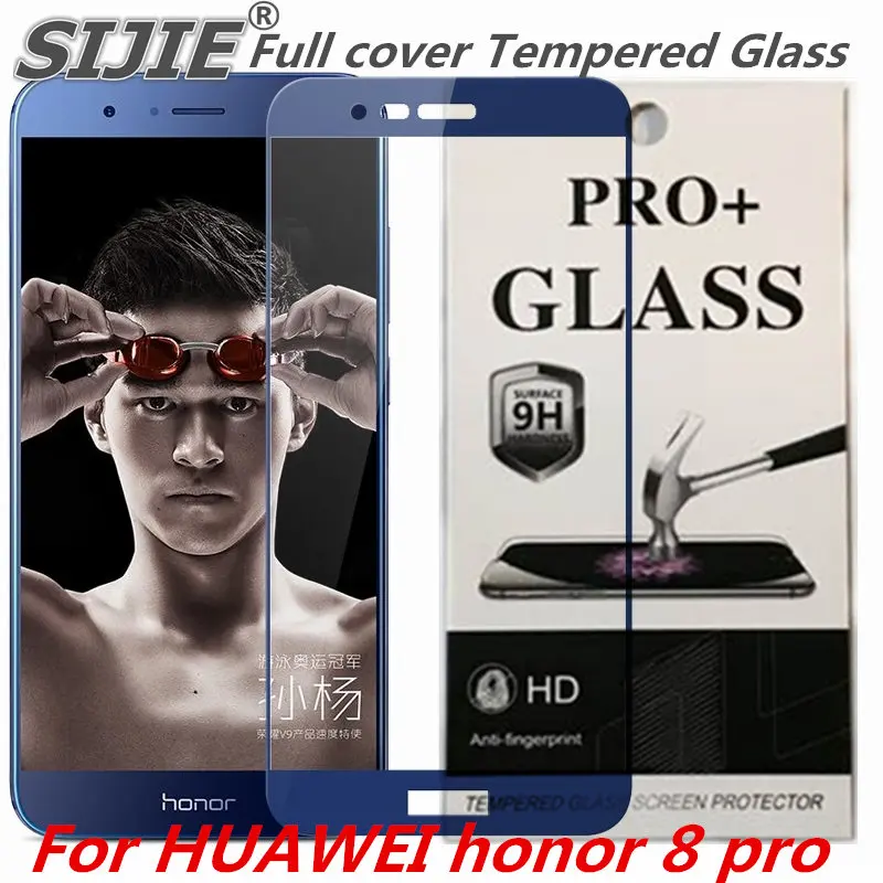 Фото Полное покрытие закаленное стекло для HUAWEI honor 8 pro защитный экран - купить