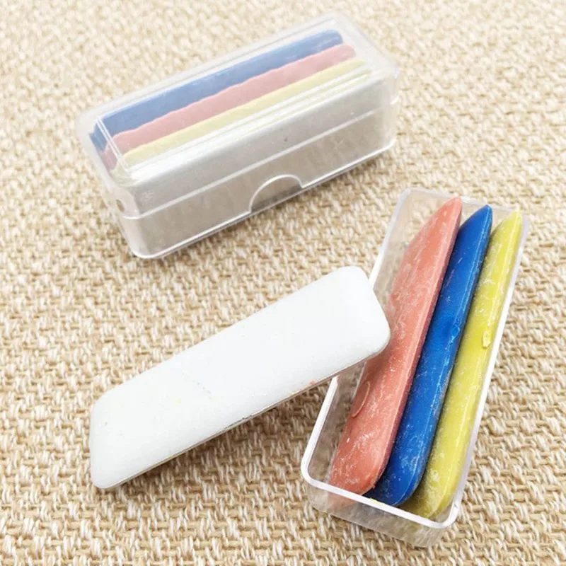 4pcs/box Colorful Erasable Fabric Tailors Chalk Fabric Patchwork Marker Clothing Pattern DIY Sewing Tool Needlework Accessories
4pcs/box Colorful Erasable Fabric Tailors Chalk Fabric Patchwork Marker Clothing Pattern DIY Sewing Tool Needlework Accessories