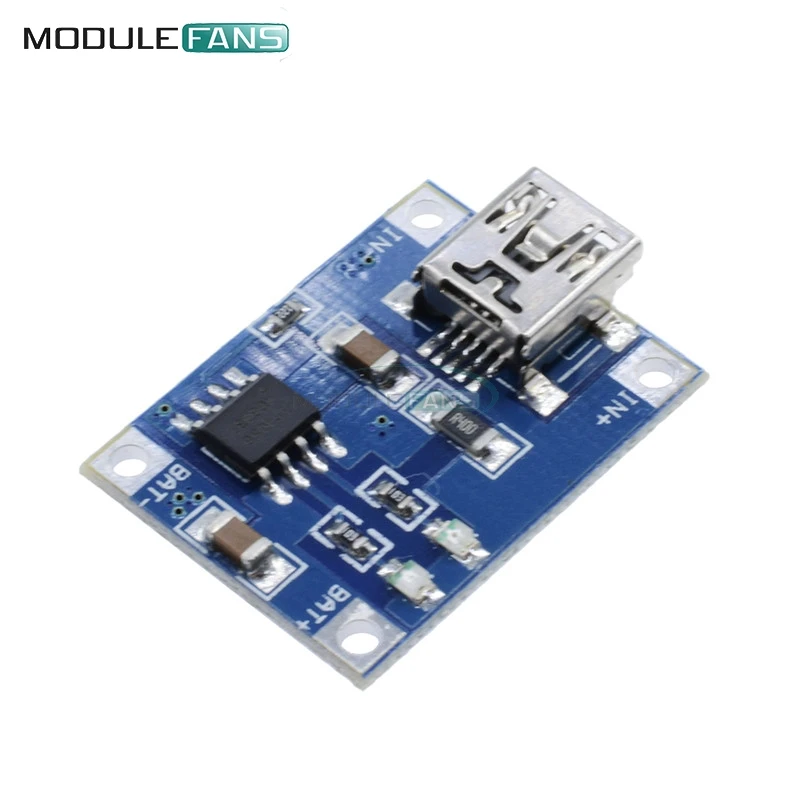 10 шт. TP4056 Mini USB DC 5 В 1A 18650 модуль зарядного устройства литиевой батареи плата