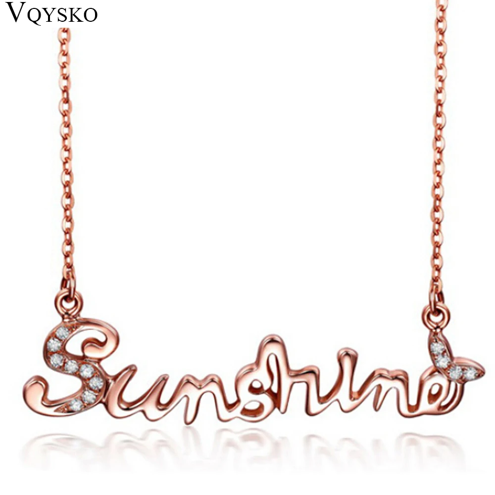 Fashion 316L Stainless Steel accessories18K rose gold letters clavicle chain Korean Zircon choker necklace
Fashion 316L Stainless Steel accessories18K rose gold letters clavicle chain Korean Zircon choker necklace
