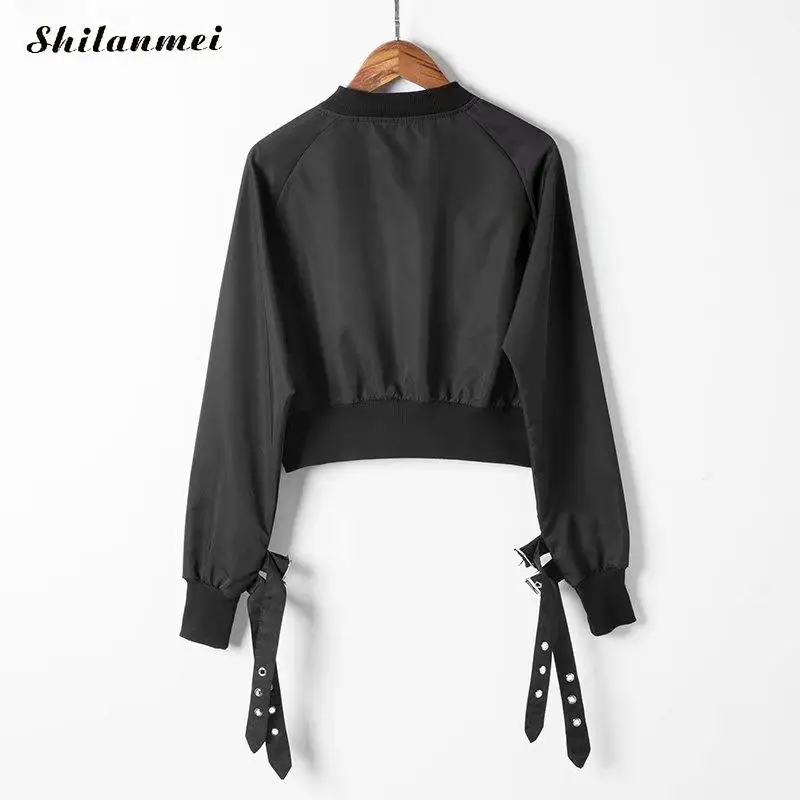 2019 Fashion Women Flying Jackets Autumn Winter Slim Solid Color Outwear Zipped Pockets Design Casal Slim Cropped Coat Jackets
2019 Fashion Women Flying Jackets Autumn Winter Slim Solid Color Outwear Zipped Pockets Design Casal Slim Cropped Coat Jackets