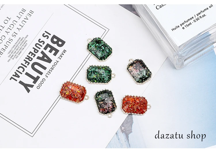 50pcs 15*23mm Mixed Color Resin Material Square Shape Charm Pendant For Earring Jewelry DIY Handmade Jewelry Making
50pcs 15*23mm Mixed Color Resin Material Square Shape Charm Pendant For Earring Jewelry DIY Handmade Jewelry Making