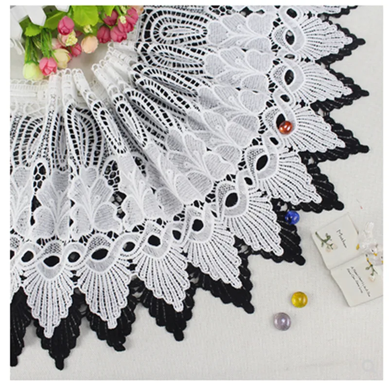 1 Yard black Embroidered Lace Edge Trim Ribbon Applique DIY Sew On Craft Crochet Fabric Edging Trimmings Vintage Wedding Dress
1 Yard black Embroidered Lace Edge Trim Ribbon Applique DIY Sew On Craft Crochet Fabric Edging Trimmings Vintage Wedding Dress