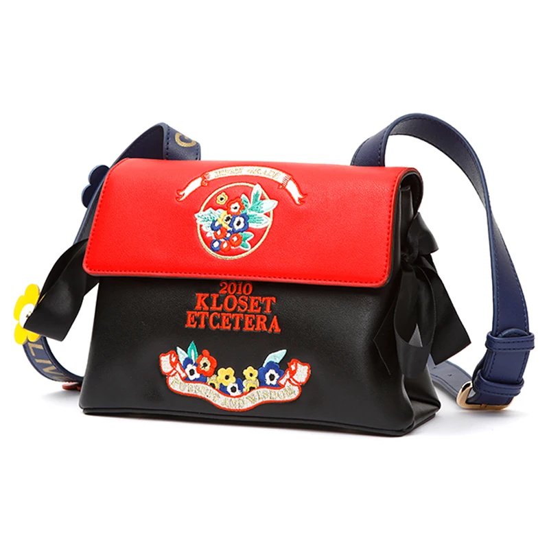 Women Leather Embroidery Messenger Bag Girl Shoulder Bags Female Bag Braccialini Style Handicraft Design Cartoon Flower Group
Women Leather Embroidery Messenger Bag Girl Shoulder Bags Female Bag Braccialini Style Handicraft Design Cartoon Flower Group