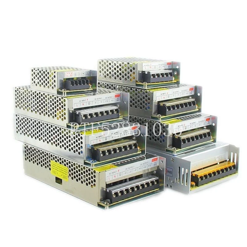 AC 110V-220V TO DC 5V 12V 24V 1A 2A 3A 5A 10A 15A 20A 30A 50A Switch Power Supply Driver Adapter LED Strip Light | Освещение