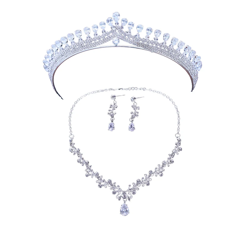 Zirconia Conjuntos De Joias de Noiva Casamento Espumante Top Prata Tiara de Noiva Brinco Colar da Joia Do Casamento Acessorios
Zirconia Conjuntos De Joias de Noiva Casamento Espumante Top Prata Tiara de Noiva Brinco Colar da Joia Do Casamento Acessorios