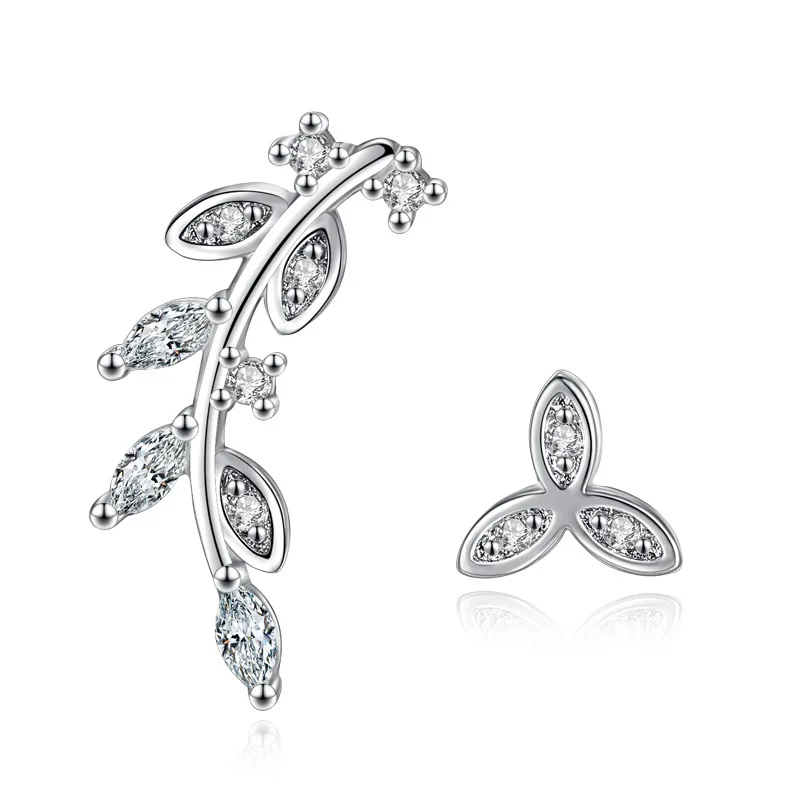 XIYANIKE 925 Sterling Silver AAA CZ Zircon Asymmetric Leaves Earring For Women Sterling-silver-jewelry Oorbellen Brincos VES6446
XIYANIKE 925 Sterling Silver AAA CZ Zircon Asymmetric Leaves Earring For Women Sterling-silver-jewelry Oorbellen Brincos VES6446