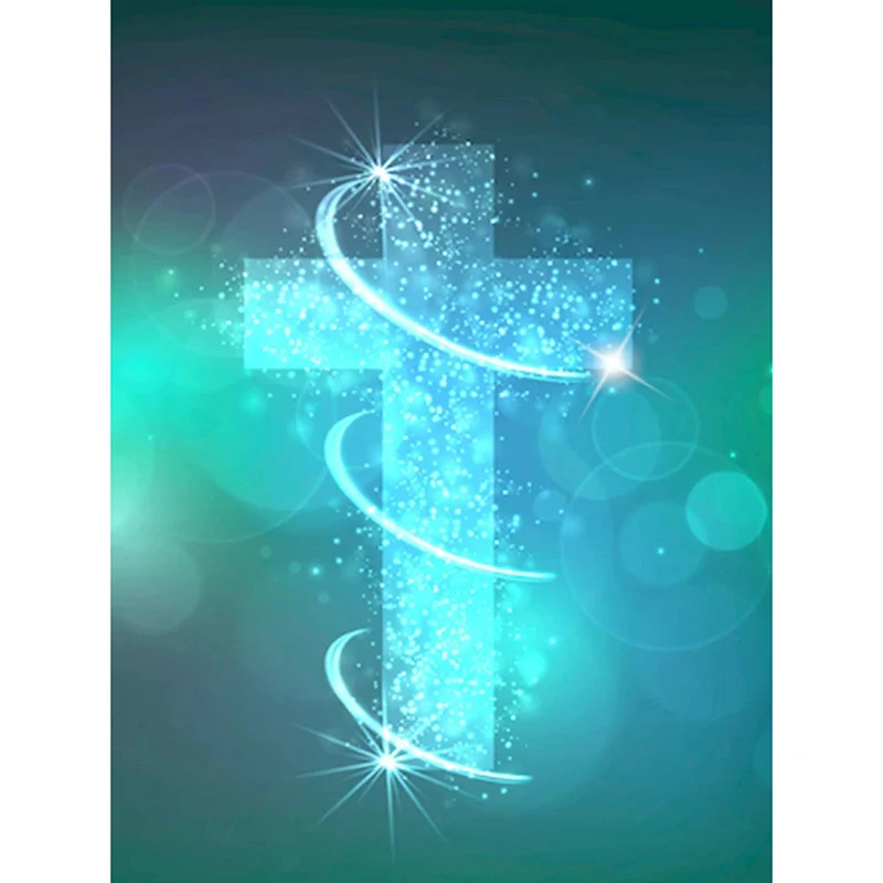 5D DIY Full Drill Round Diamond Embroidery Diamond Painting Religion Cross Pattern Cross Stitch Wall Stickers
5D DIY Full Drill Round Diamond Embroidery Diamond Painting Religion Cross Pattern Cross Stitch Wall Stickers