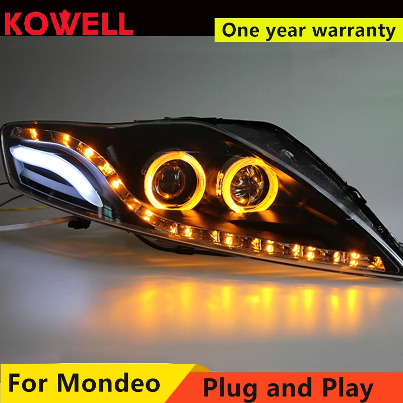 KOWELL Car Styling For Ford Mondeo LED Headlight New Mondeo 2007-2012 DRL H7 D2H Hid Option Angel Eye Bi Xenon Beam car assembly
KOWELL Car Styling For Ford Mondeo LED Headlight New Mondeo 2007-2012 DRL H7 D2H Hid Option Angel Eye Bi Xenon Beam car assembly