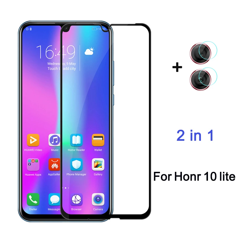 Защитное стекло закаленное для Huawei Honor 10 lite | Мобильные телефоны и аксессуары