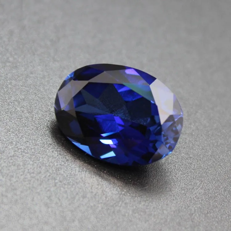 The royal blue stone beads for jewelry making faceted loose corundum bright oval shape
The royal blue stone beads for jewelry making faceted loose corundum bright oval shape