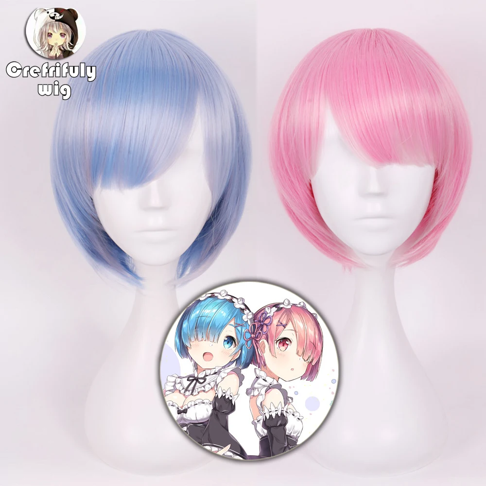Ram Rem Cosplay Wig Re: Life In A Different World From Zero Halloween Costume Pink Blue Anime Wig
Ram Rem Cosplay Wig Re: Life In A Different World From Zero Halloween Costume Pink Blue Anime Wig