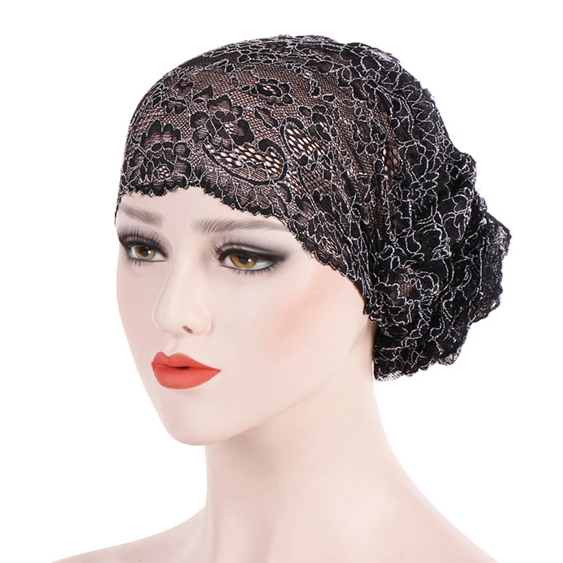 NEW Women Lace Muslim Ruffle Turban Fashion Chemo Hat Beanie Scarf Head Wrap Elasticity Headscarf Cap Gift Wholesale
NEW Women Lace Muslim Ruffle Turban Fashion Chemo Hat Beanie Scarf Head Wrap Elasticity Headscarf Cap Gift Wholesale