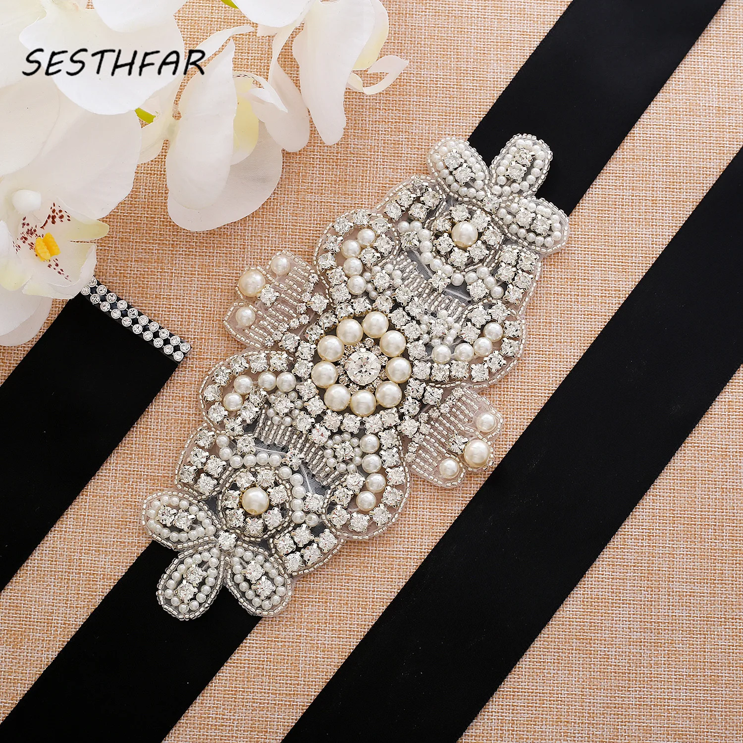 SESTHFAR Crystal Wedding Belt Sash Silver Rhinestone Bridal Belt Diamond Bridal Sash For Wedding Evening Dress
SESTHFAR Crystal Wedding Belt Sash Silver Rhinestone Bridal Belt Diamond Bridal Sash For Wedding Evening Dress