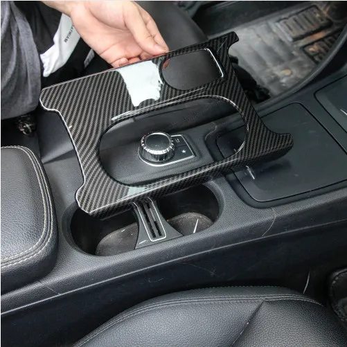 Carbon Fiber Style Cup Holder Cover Trim Decoration For Mercedes Benz A/GLA/CLA Class C117 W117 2012-2017 AMG Car Accessories
Carbon Fiber Style Cup Holder Cover Trim Decoration For Mercedes Benz A/GLA/CLA Class C117 W117 2012-2017 AMG Car Accessories