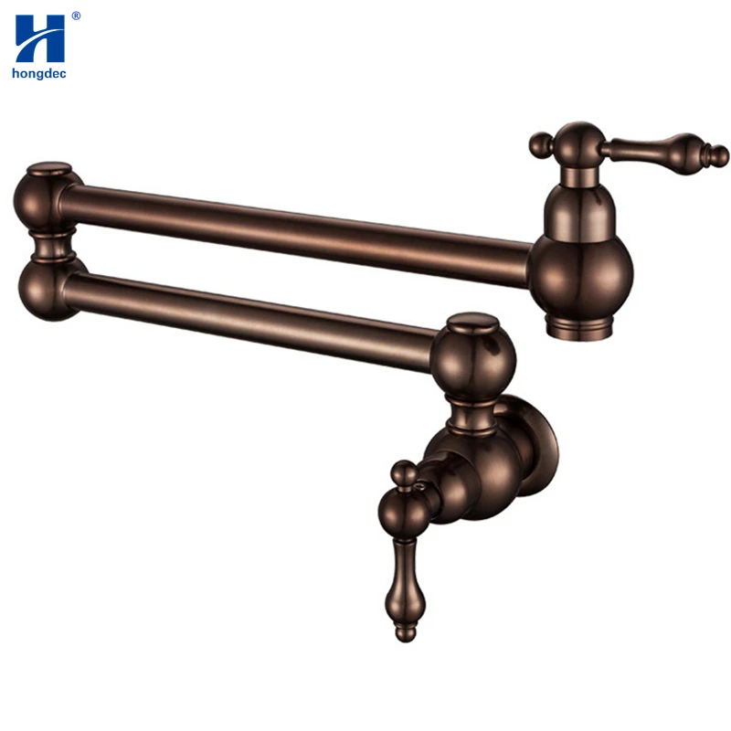 Hongdec Wall Mount brass ORB Pot Filler Folding Faucet Stretchable Double Joint Swing Arm Kitchen Sink tap
Hongdec Wall Mount brass ORB Pot Filler Folding Faucet Stretchable Double Joint Swing Arm Kitchen Sink tap