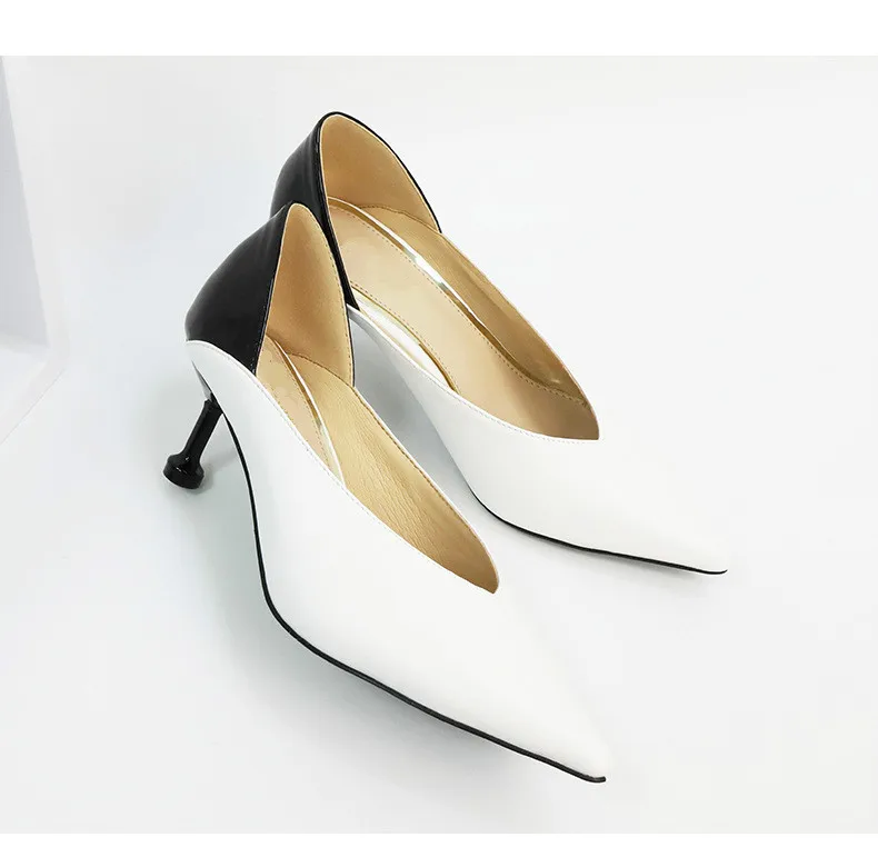 New Women Pumps Shoes PU Leather Pointed Toe Slip-On 6cm Thin High Heels Wine Glass Heel Shallow Solid Sexy Casual Female Shoes
New Women Pumps Shoes PU Leather Pointed Toe Slip-On 6cm Thin High Heels Wine Glass Heel Shallow Solid Sexy Casual Female Shoes