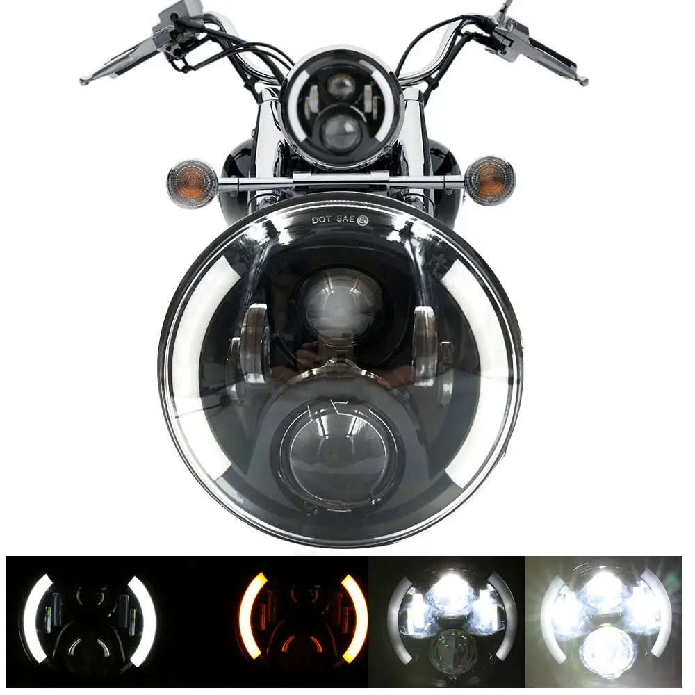 7-дюймовый светодиодный светильник Halo DRL светильник для Harley Rod FatBoy Heritage Softail Slim Deluxe Switchback Road King Motorcycle
7-дюймовый светодиодный светильник Halo DRL светильник для Harley Rod FatBoy Heritage Softail Slim Deluxe Switchback Road King Motorcycle