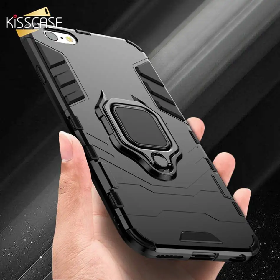 KISSCASE защитный чехол для Huawei P40 P30 Pro Lite P20 Mate 20 P Smart Y9 2018 кольцо держатель на палец