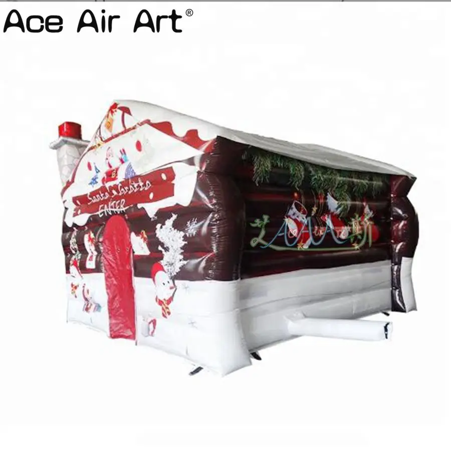 4x3m Factory Price Airblown Santa Grotto Oxford Printing Inflatable Christmas Party Tent for Sale
4x3m Factory Price Airblown Santa Grotto Oxford Printing Inflatable Christmas Party Tent for Sale