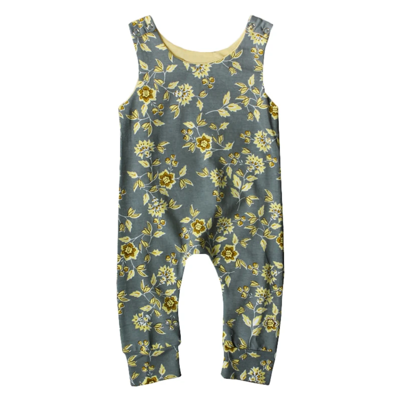 Fashion Summer Clothes Cotton Sleeveless Rompers Golden Flower Printed Cute Fresh Girl Vest Overalls For Newborn Baby Girl Brand
Fashion Summer Clothes Cotton Sleeveless Rompers Golden Flower Printed Cute Fresh Girl Vest Overalls For Newborn Baby Girl Brand