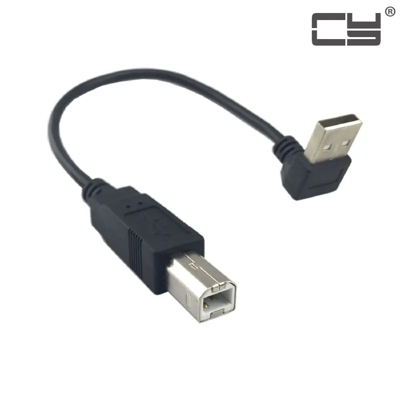 Chenyang USB 2.0 A Type Male Up Angled 90 Degree to B Type Male Adapter Cable Cord for Printer Scanner Hard Disk 20cm
Chenyang USB 2.0 A Type Male Up Angled 90 Degree to B Type Male Adapter Cable Cord for Printer Scanner Hard Disk 20cm