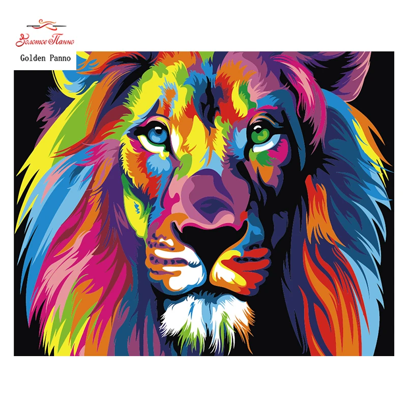 Golden Panno,Needlework,Embroidery,DIY Animal Painting,Kits,14ct Colorful lion,For Embroidery,Christmas1010
Golden Panno,Needlework,Embroidery,DIY Animal Painting,Kits,14ct Colorful lion,For Embroidery,Christmas1010
