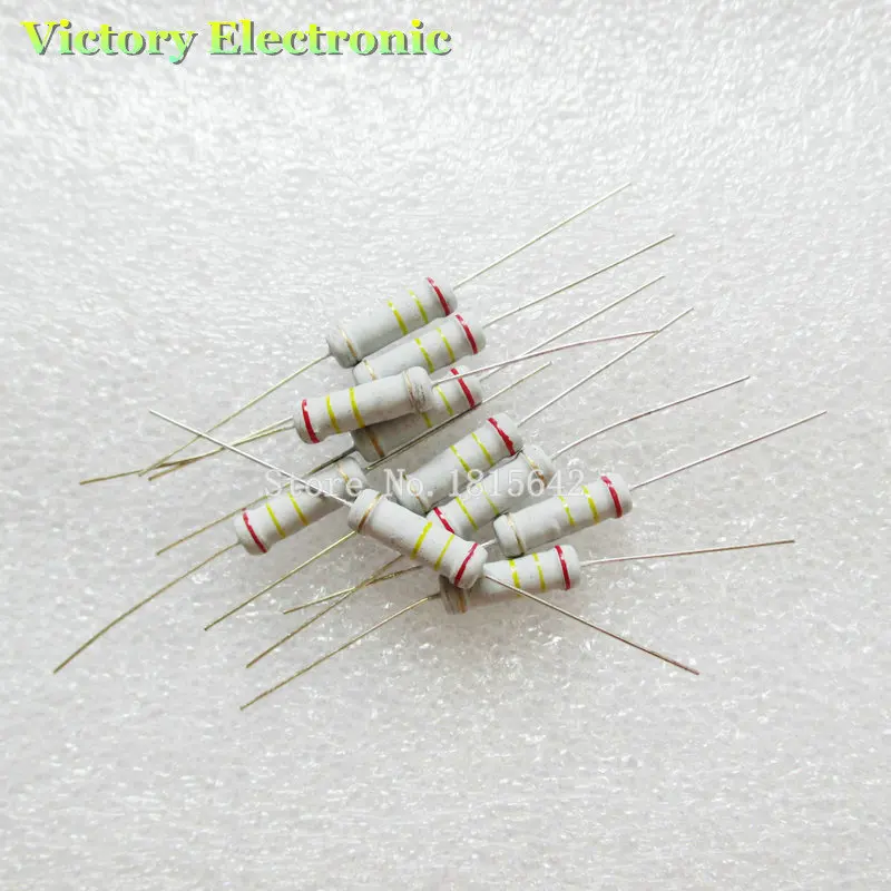 20PCS 2W 510Kohm 5% Resistor / 2W 510K R ohm Carbon film resistor +/- 5% / 2W Color ring resistance Wholesale Electronic
20PCS 2W 510Kohm 5% Resistor / 2W 510K R ohm Carbon film resistor +/- 5% / 2W Color ring resistance Wholesale Electronic